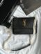 Yves Saint Laurent Medium Sunset in Smooth Leather Black/Silver Snake Skin Коробка ОРИГІНАЛ pr5103 фото 8