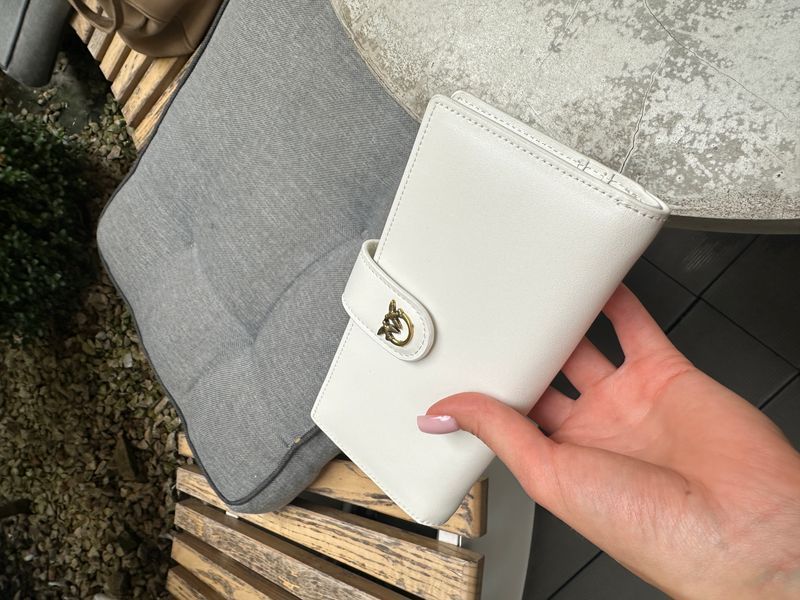 Гаманець Pinko Leather Wallet White 88172 фото