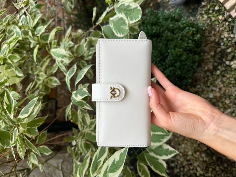 Гаманець Pinko Leather Wallet White 88172 фото