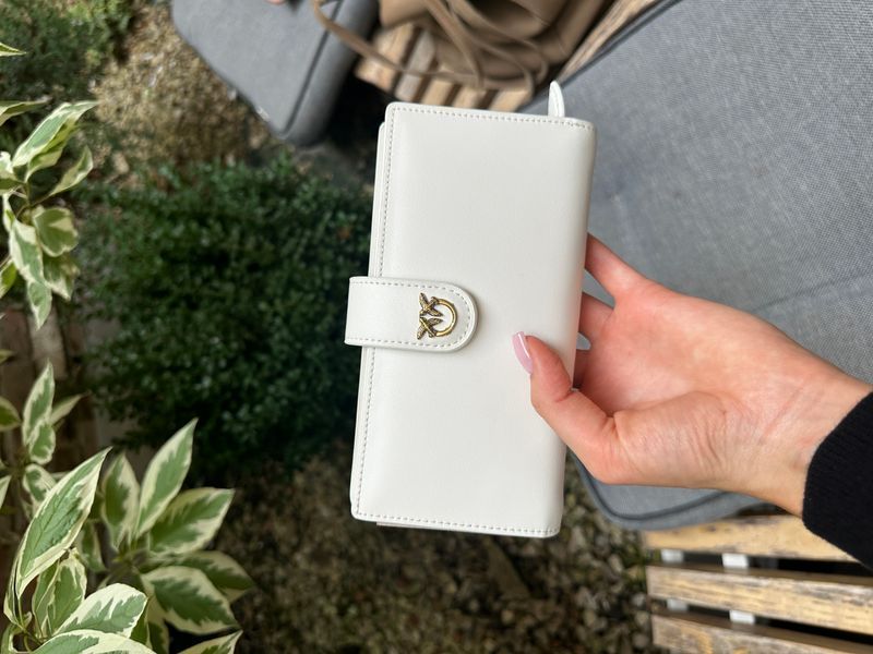 Гаманець Pinko Leather Wallet White 88172 фото