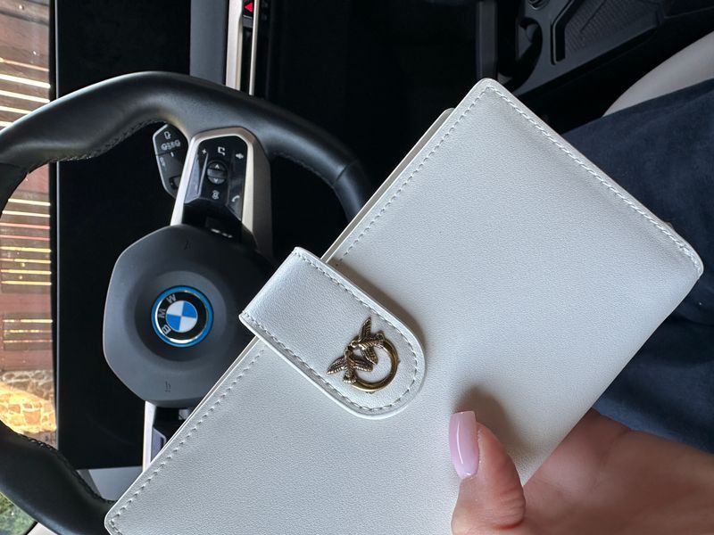 Гаманець Pinko Leather Wallet White 88172 фото