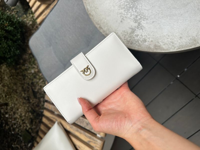 Гаманець Pinko Leather Wallet White 88172 фото