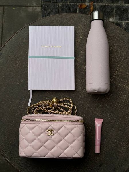 Chanel Classic Powder Lambskin Pearl Crush Vanity Bag Gold [оригінальна коробка] pr2081 фото
