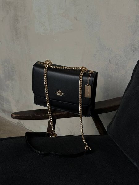 Coach Mini Klare Crossbody in Signature Canvas Black/Gold [крафтова коробка] pr000700 фото
