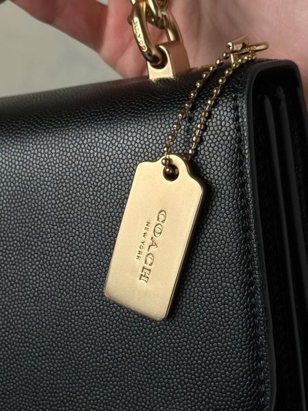 Coach Mini Klare Crossbody in Signature Canvas Black/Gold [крафтова коробка] pr000700 фото