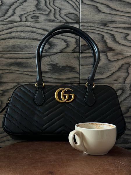 Gucci Marmont medium top handle bag [коробка магніт] g0799 фото