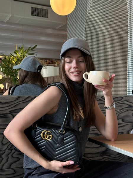 Gucci Marmont medium top handle bag [коробка магніт] g0799 фото
