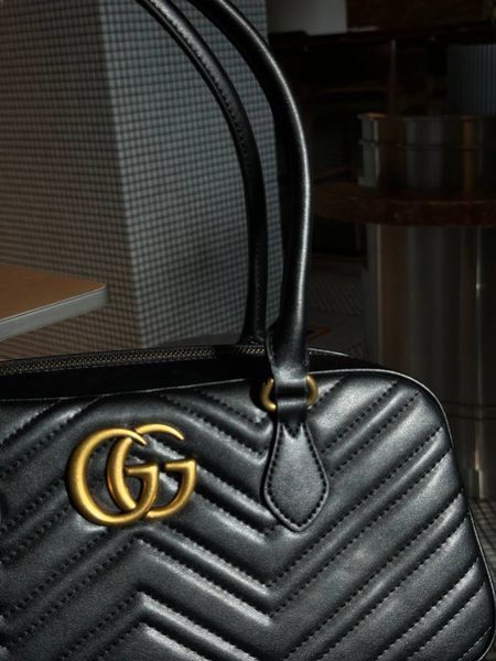 Gucci Marmont medium top handle bag [коробка магніт] g0799 фото