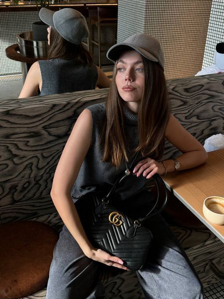 Gucci Marmont medium top handle bag [коробка магніт] g0799 фото
