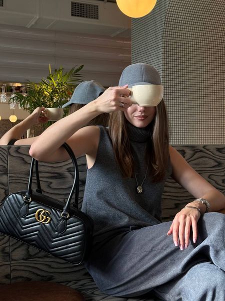 Gucci Marmont medium top handle bag [коробка магніт] g0799 фото