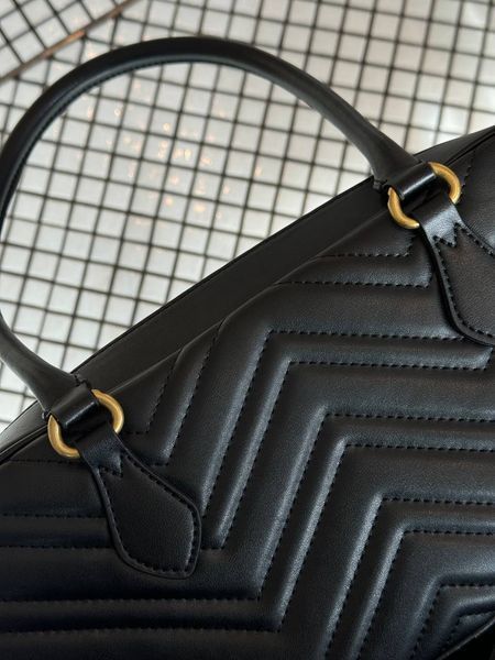 Gucci Marmont medium top handle bag [коробка магніт] g0799 фото