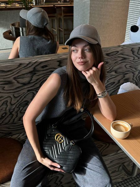 Gucci Marmont medium top handle bag [коробка магніт] g0799 фото