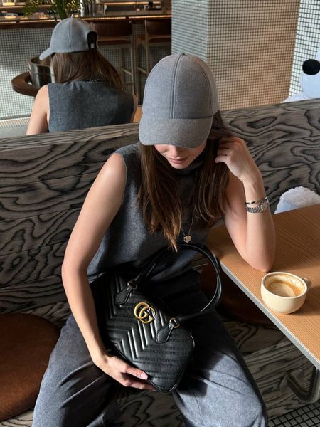 Gucci Marmont medium top handle bag [коробка магніт] g0799 фото