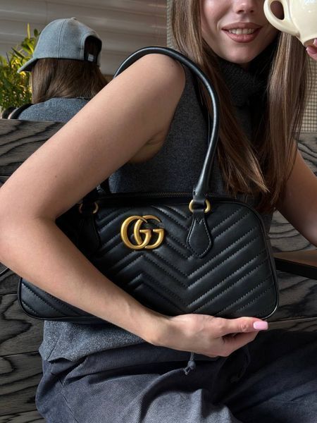 Gucci Marmont medium top handle bag [коробка магніт] g0799 фото