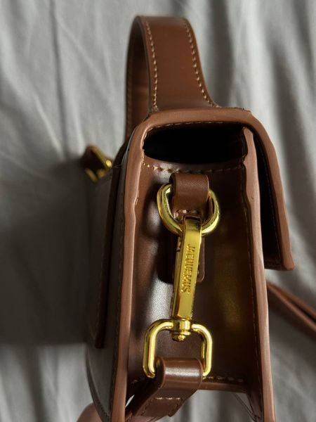 Jacquemus Le Bambino Small Handbag With Adjustable Crossbody Brown pr1059 фото