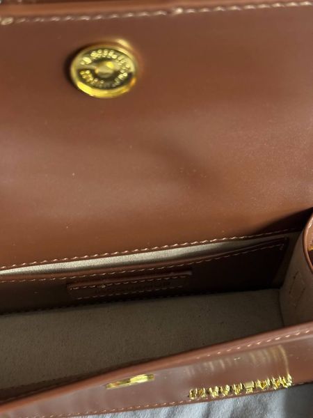 Jacquemus Le Bambino Small Handbag With Adjustable Crossbody Brown pr1059 фото