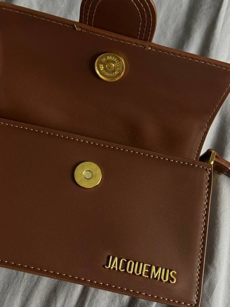 Jacquemus Le Bambino Small Handbag With Adjustable Crossbody Brown pr1059 фото