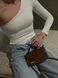 Jacquemus Le Bambino Small Handbag With Adjustable Crossbody Brown pr1059 фото 5