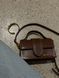 Jacquemus Le Bambino Small Handbag With Adjustable Crossbody Brown pr1059 фото 12