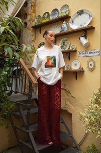 Штани Lace Elegance Pants 20907 фото