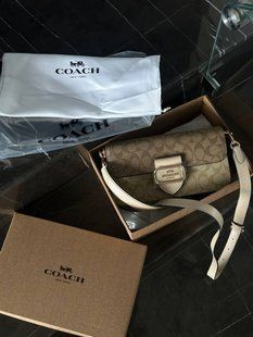 Coach Morgan Shoulder Bag Milk/Beige pr27761 фото