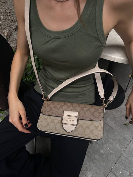 Coach Morgan Shoulder Bag Milk/Beige pr27761 фото