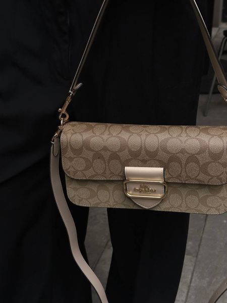 Coach Morgan Shoulder Bag Milk/Beige pr27761 фото