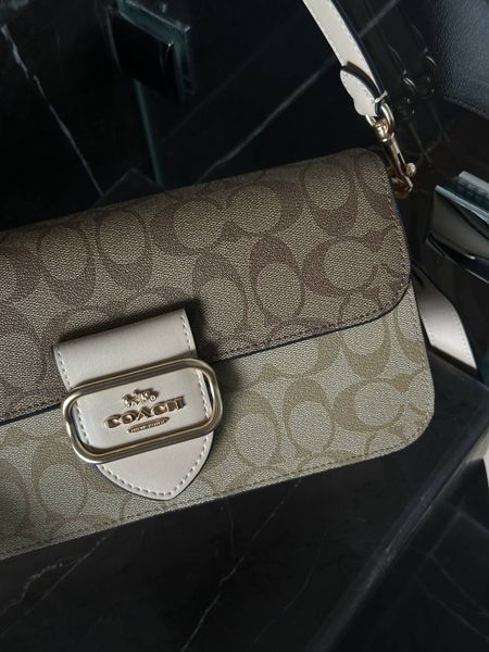 Coach Morgan Shoulder Bag Milk/Beige pr27761 фото