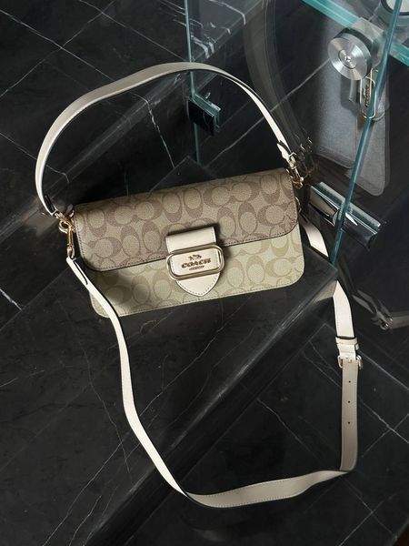 Coach Morgan Shoulder Bag Milk/Beige pr27761 фото