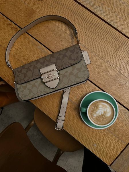 Coach Morgan Shoulder Bag Milk/Beige pr27761 фото