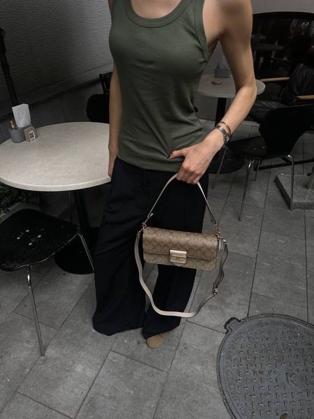 Coach Morgan Shoulder Bag Milk/Beige pr27761 фото