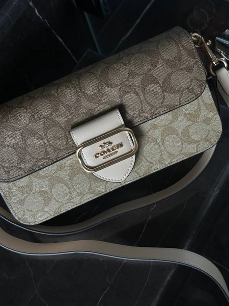 Coach Morgan Shoulder Bag Milk/Beige pr27761 фото