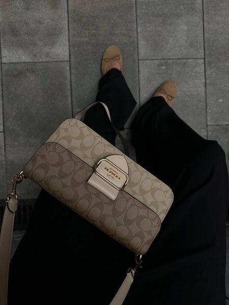 Coach Morgan Shoulder Bag Milk/Beige pr27761 фото