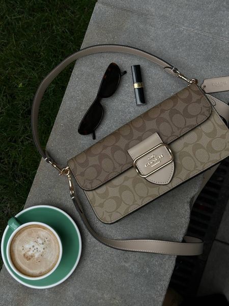 Coach Morgan Shoulder Bag Milk/Beige pr27761 фото