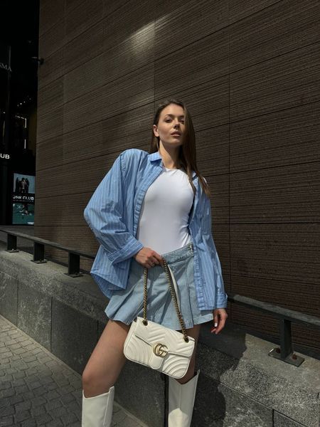 Gucci Marmont Shoulder Bag WHITE [магнітна коробка] pr0112 фото