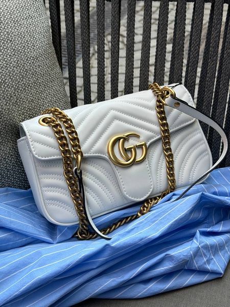 Gucci Marmont Shoulder Bag WHITE [магнітна коробка] pr0112 фото