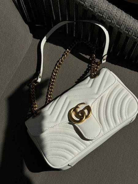 Gucci Marmont Shoulder Bag WHITE [магнітна коробка] pr0112 фото