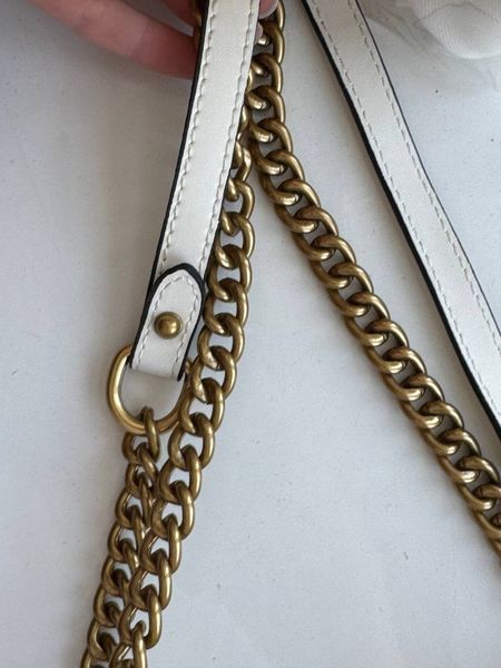 Gucci Marmont Shoulder Bag WHITE [магнітна коробка] pr0112 фото