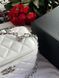 Chanel Classic Black Lambskin Pearl Crush Vanity Bag Milk/Silver[оригінальна коробка] pr01133 фото 3