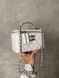 Chanel Classic Black Lambskin Pearl Crush Vanity Bag Milk/Silver[оригінальна коробка] pr01133 фото 13