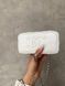 Chanel Classic Black Lambskin Pearl Crush Vanity Bag Milk/Silver[оригінальна коробка] pr01133 фото 17