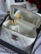 Chanel Classic Black Lambskin Pearl Crush Vanity Bag Milk/Silver[оригінальна коробка] pr01133 фото 4