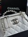 Chanel Classic Black Lambskin Pearl Crush Vanity Bag Milk/Silver[оригінальна коробка] pr01133 фото 6