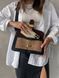 Coach Tabby Shoulder Bag In Signature Canvas Black/Beige [крафтова коробка] pr0002 фото 8
