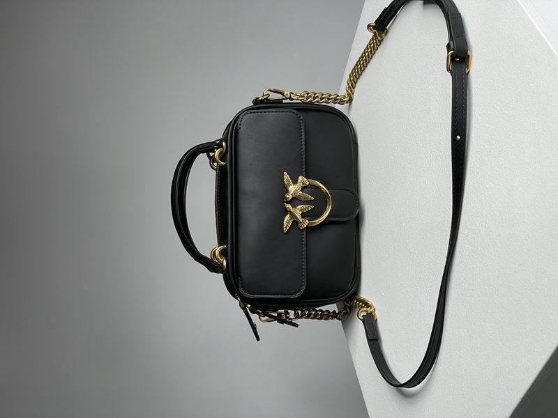 Pinko Square Simply Mini Calfskin Bag 99102 фото