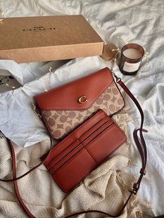 COACH Women's Wyn Crossbody Handbag Brown [крафт коробка] pr0089 фото
