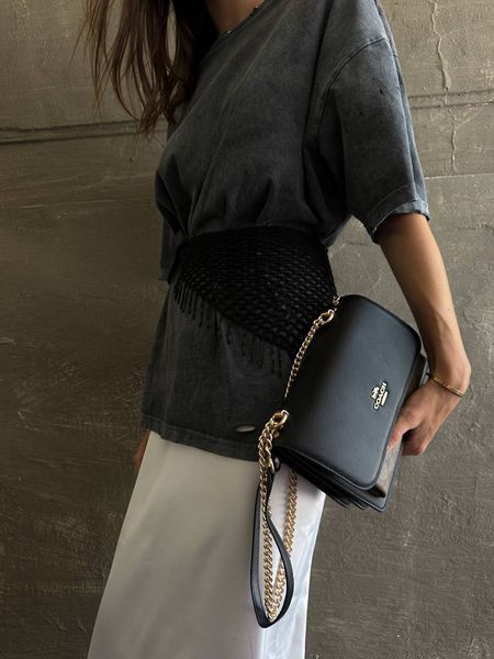 Coach Mini Klare Crossbody in Signature Canvas Black/Brown [оригінальна брендована коробка] pr0067 фото