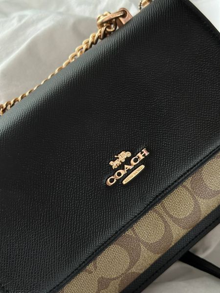 Coach Mini Klare Crossbody in Signature Canvas Black/Brown [оригінальна брендована коробка] pr0067 фото