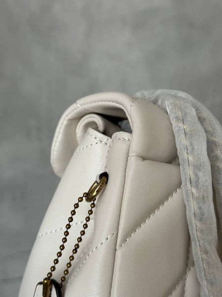 Coach Tabby Shoulder Bag With Quilting Milk [оригінальна брендована коробка] со9003 фото