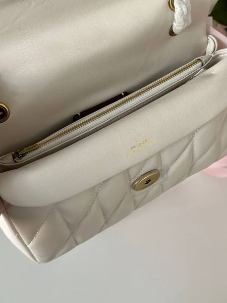 Coach Tabby Shoulder Bag With Quilting Milk [оригінальна брендована коробка] со9003 фото
